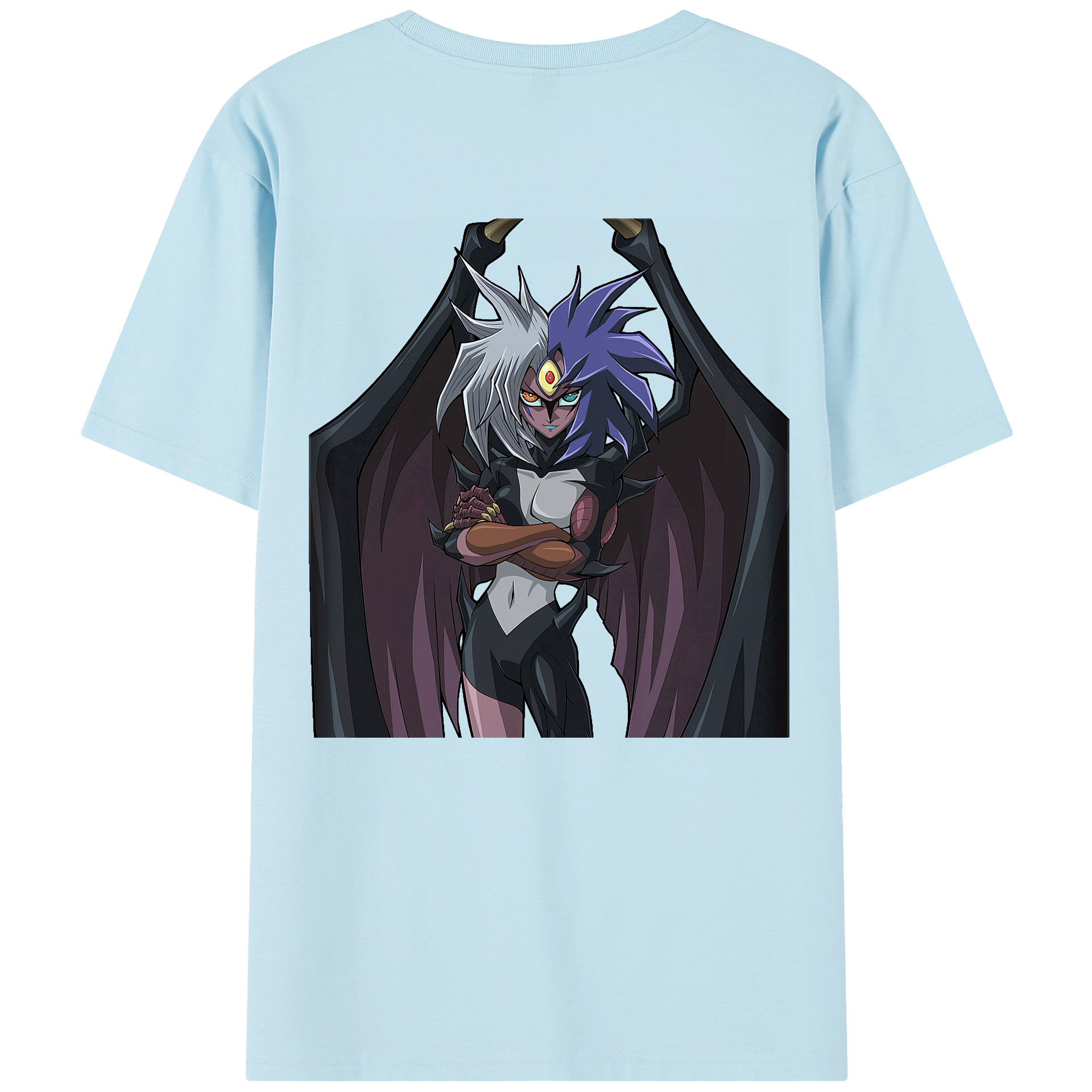 （画像用） 遊☆戯☆王 Yu-Gi-Oh! 綿100％半袖Tシャツ（背面プリント）